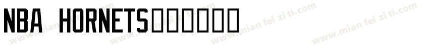 NBA Hornets字体转换